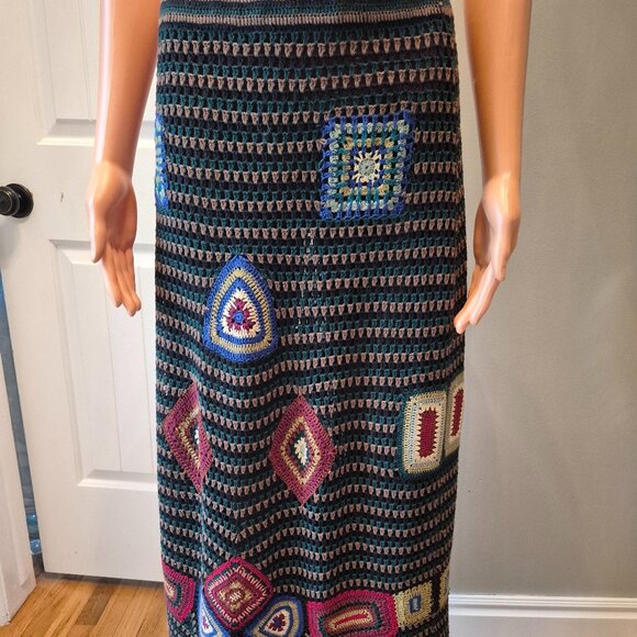 DOUBLE D RANCH Dresses & Skirts - DOUBLE D RANCH- Rare Crochet Maxi Skirt:   Size:  Small.  Multi Color